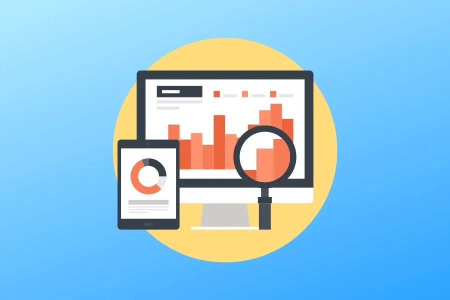 Analytics and reporting dashboard visual