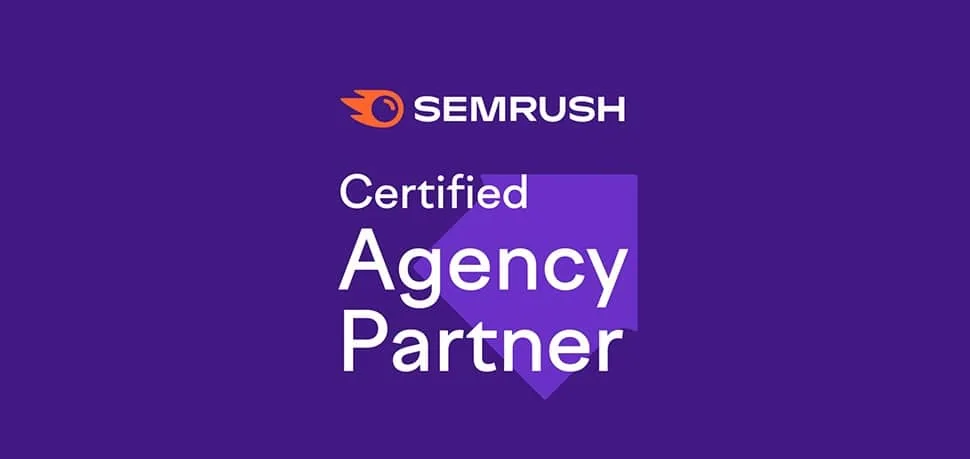 Semrush agency partner credential supplied with the agency portfolio
